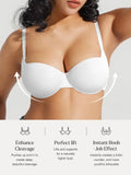 Popilush® Seamless Balconette Push-Up T-Shirt Bra
