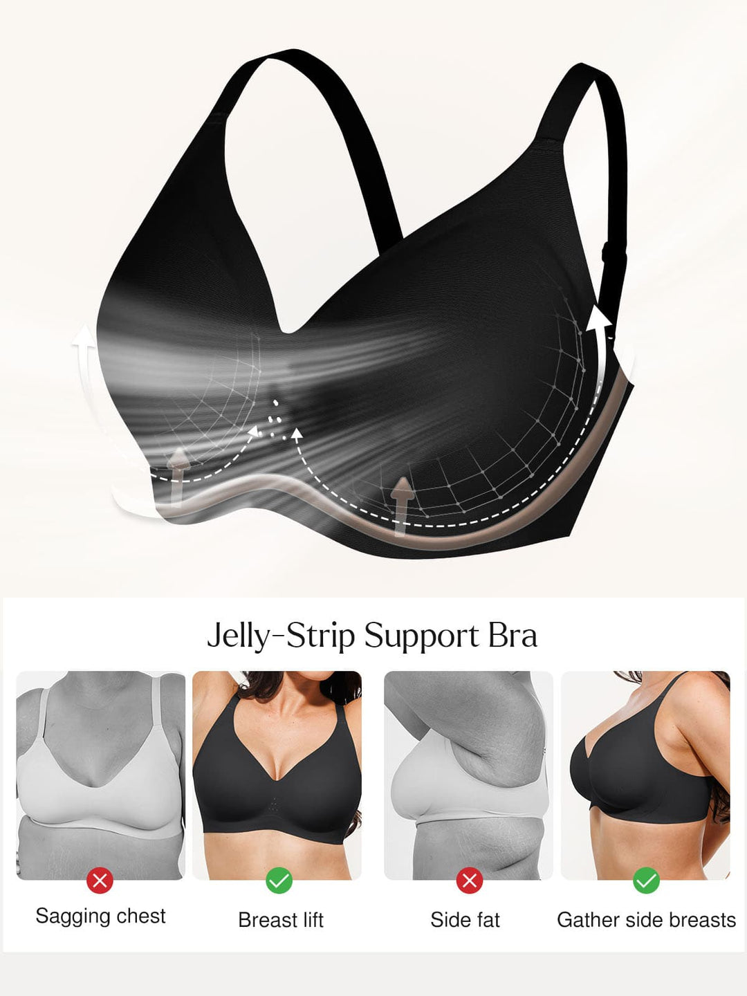 Popilush® Seamless Breathable Comfort Bra
