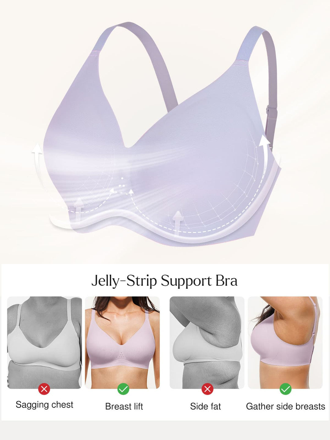 Popilush® Seamless Breathable Comfort Bra