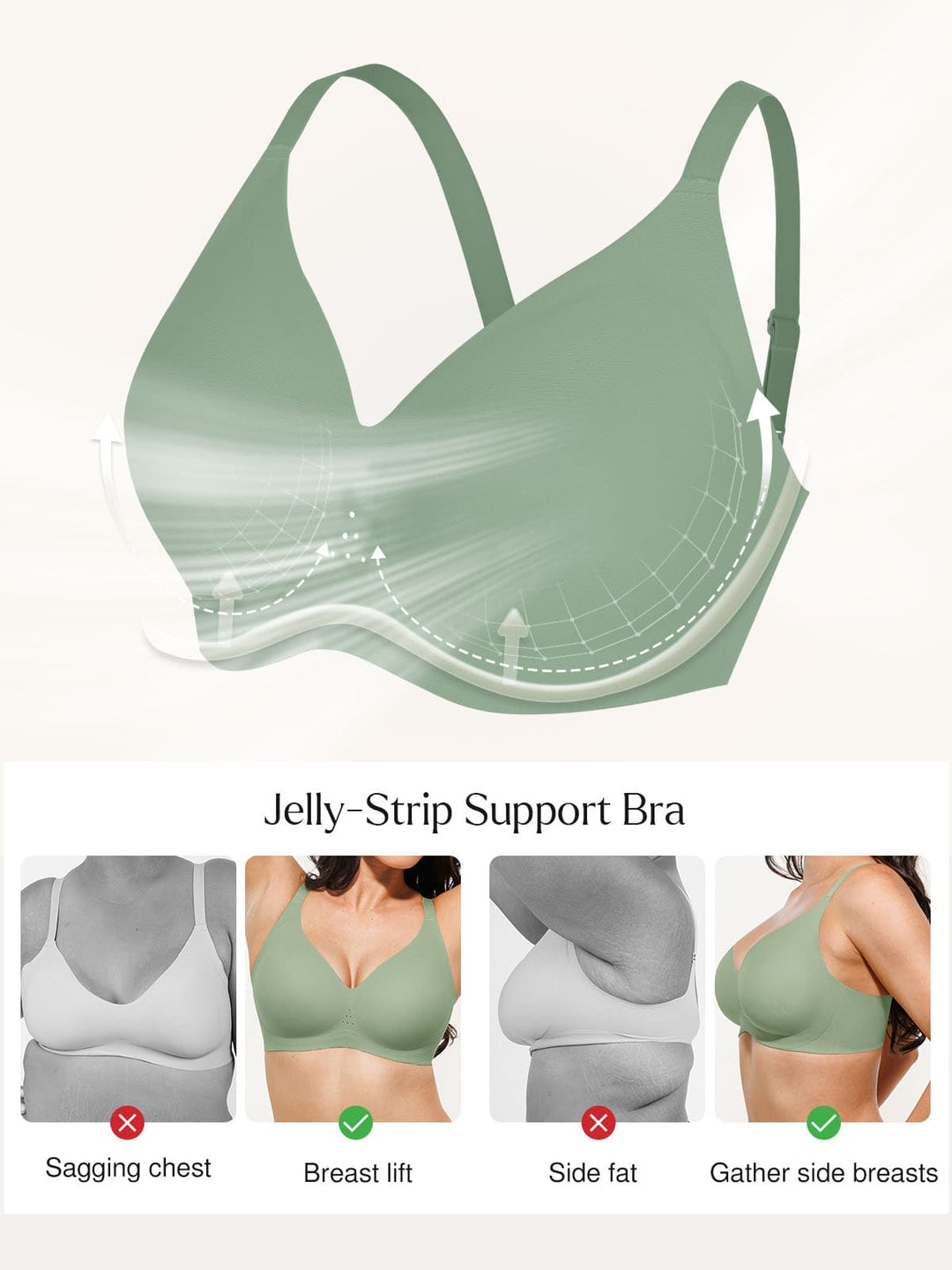 Popilush® Seamless Breathable Comfort Bra