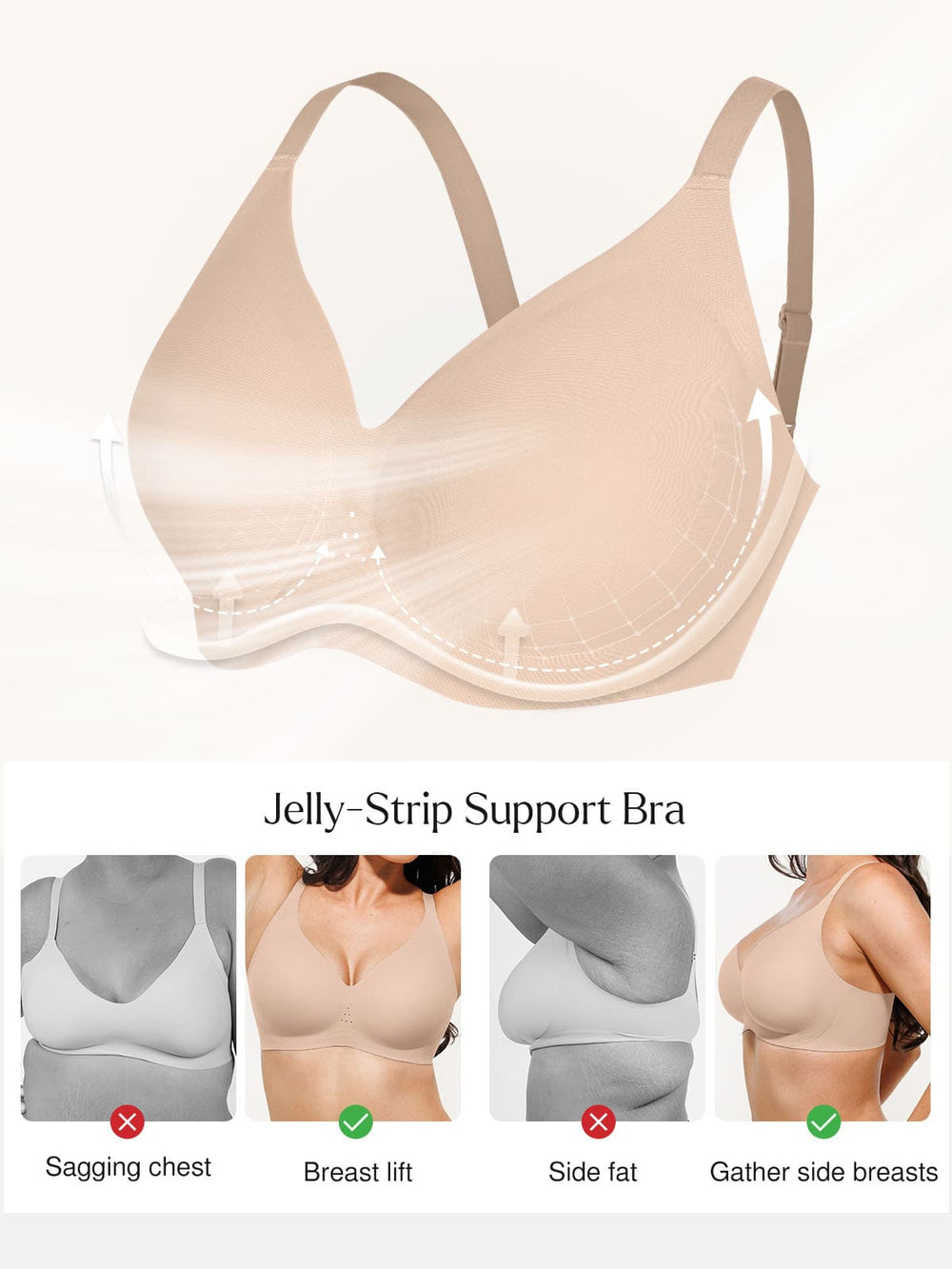 Popilush® Seamless Breathable Comfort Bra