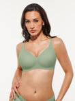 Popilush® Green / XS Seamless Breathable Comfort Bra