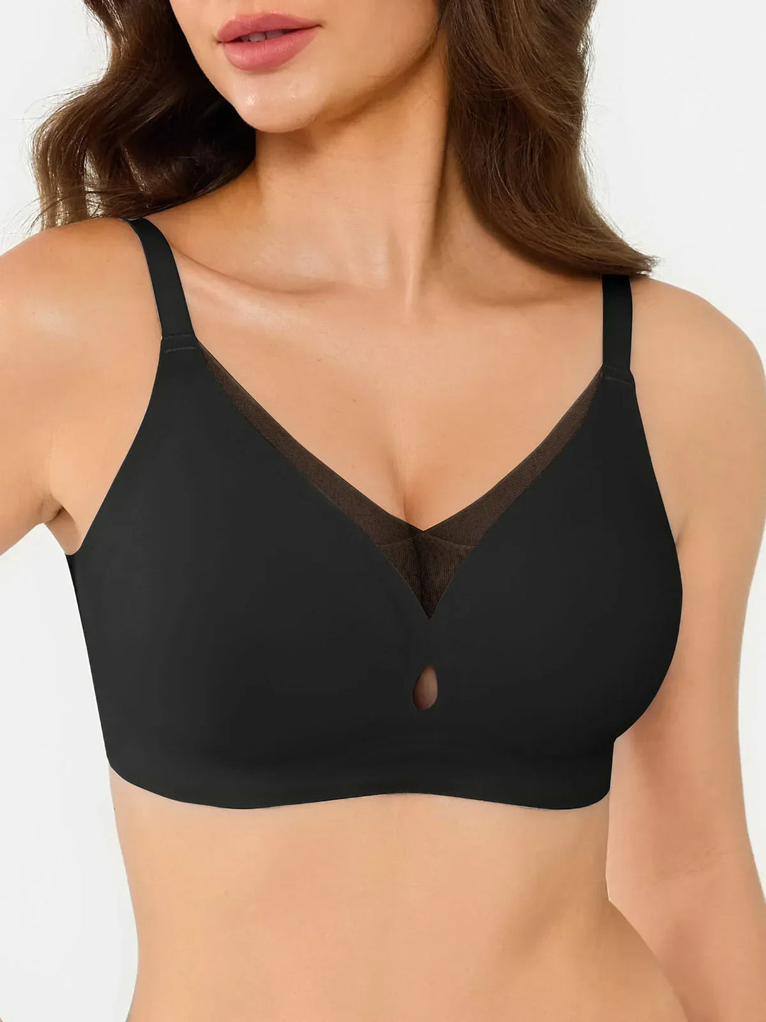 Popilush® Black / S Seamless Breathable Contour Bra