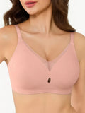 Popilush® Nude Pink / S Seamless Breathable Contour Bra