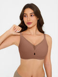 Popilush® Seamless Breathable Contour Plunge Bra