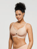 Popilush® Skin Leopard Print / S Seamless Breathable Contour Plunge Bra