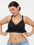 Popilush® Supportive No Underwire Bra Seamless Comfort Removable Pad Everyday Bra
