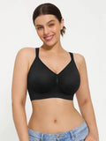 Popilush® Supportive No Underwire Bra Seamless Comfort Removable Pad Everyday Bra