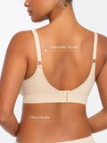 Popilush® Supportive No Underwire Bra Seamless Comfort Removable Pad Everyday Bra