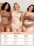 Popilush® Supportive No Underwire Bra Seamless Comfort Removable Pad Everyday Bra