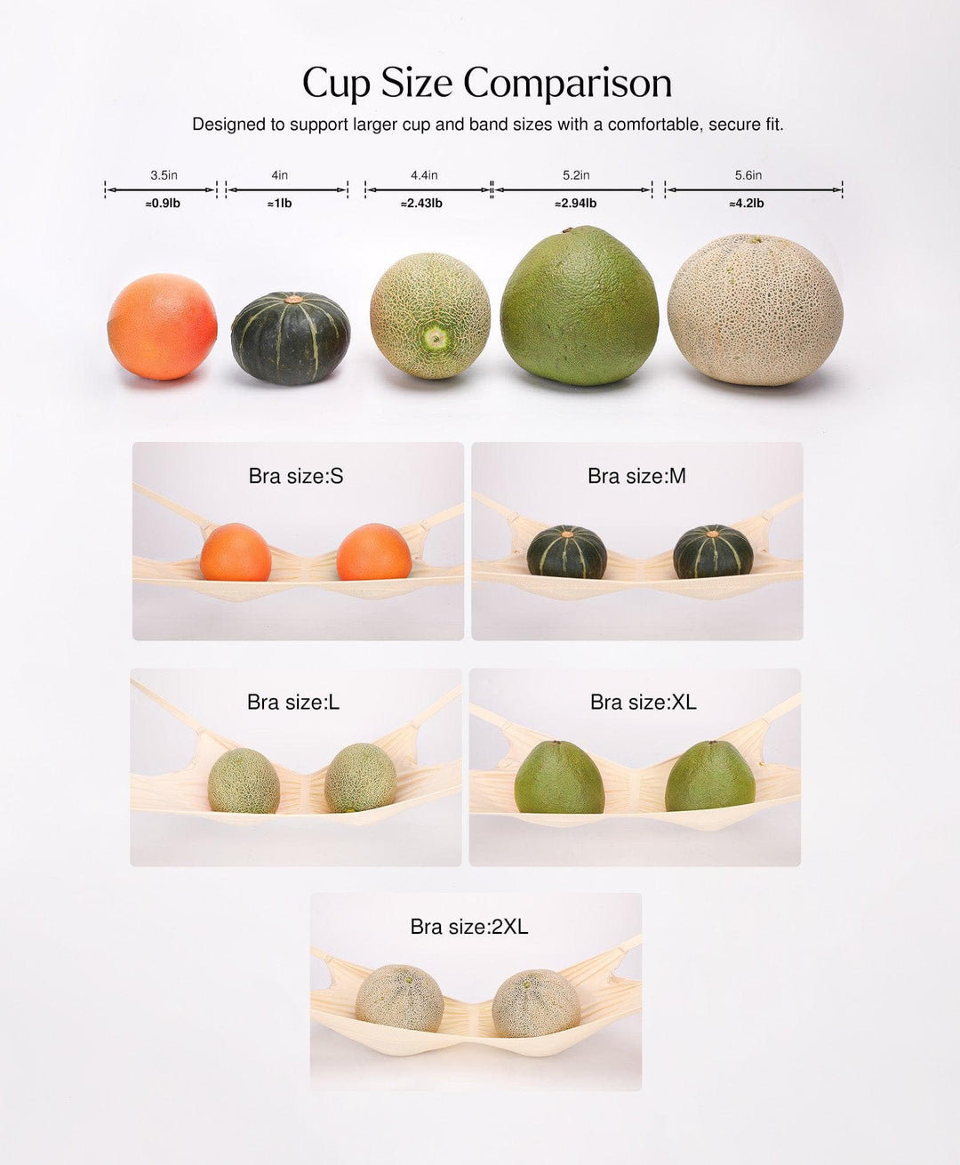 Popilush® Supportive No Underwire Bra Seamless Comfort Removable Pad Everyday Bra