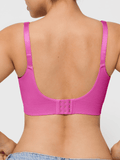 Popilush® Supportive No Underwire Bra Seamless Comfort Removable Pad Everyday Bra