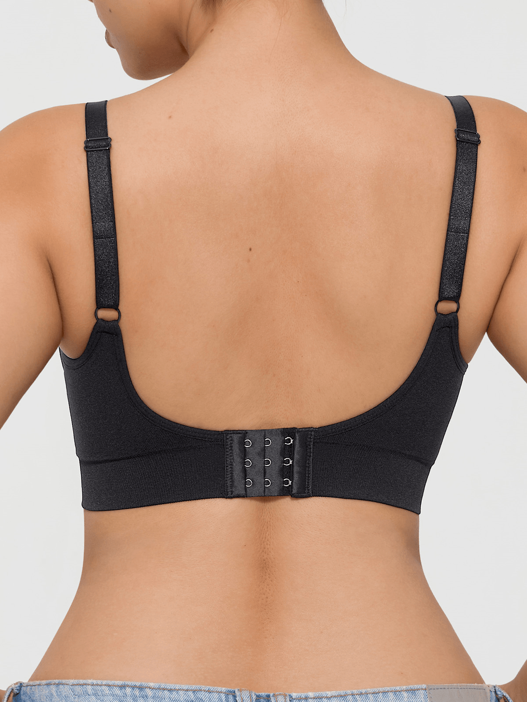 Popilush® Supportive No Underwire Bra Seamless Comfort Removable Pad Everyday Bra