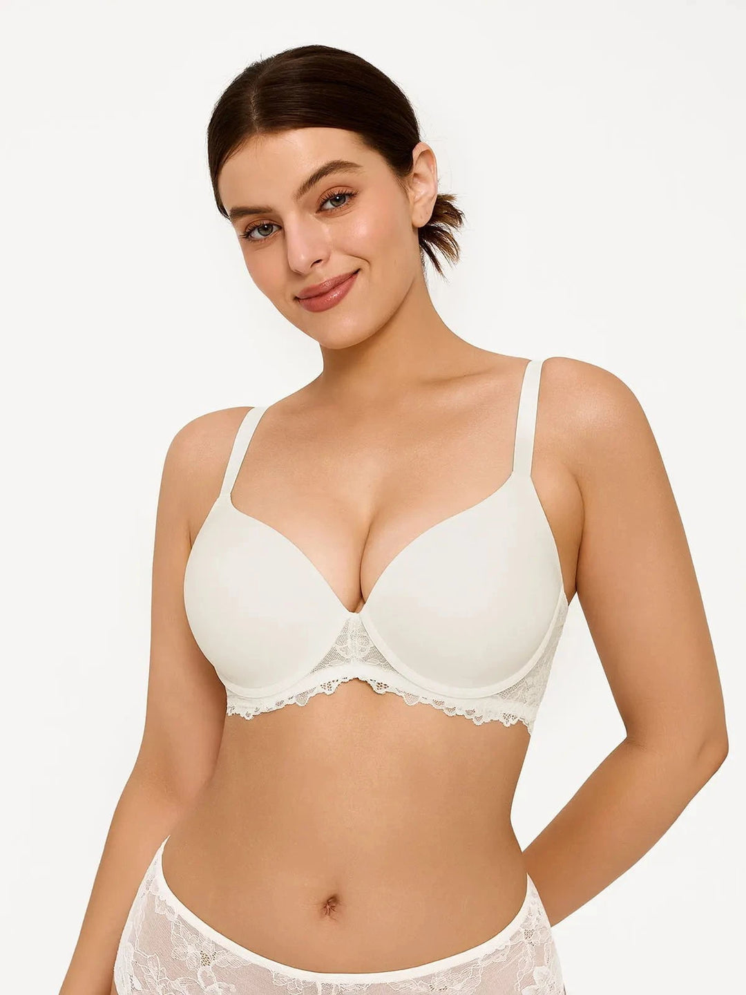 Popilush® Seamless Embrace Lace Underwire Bra
