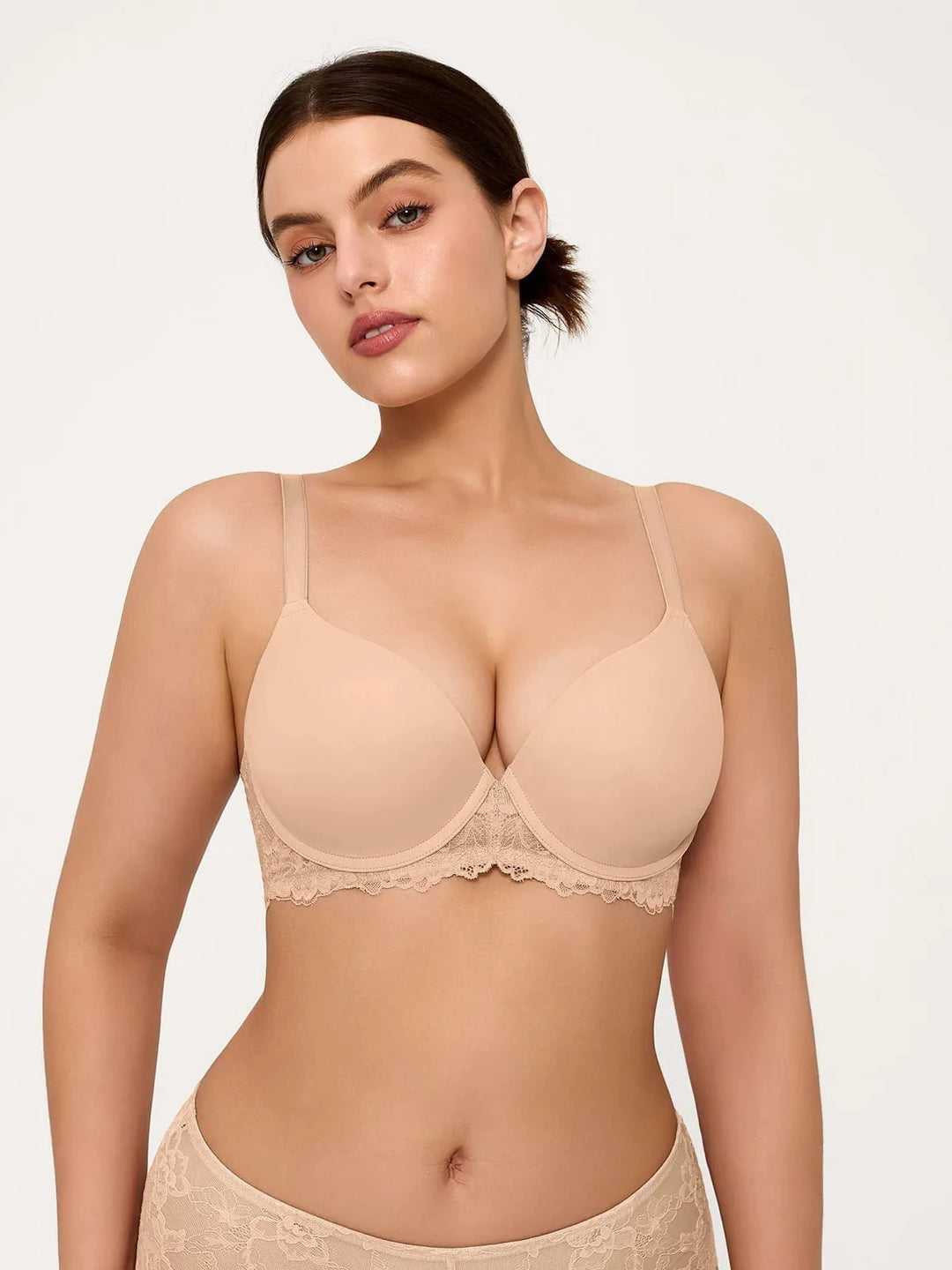 Popilush® Seamless Embrace Lace Underwire Bra