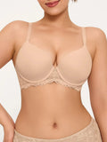 Popilush® Skin / 36C Seamless Embrace Lace Underwire Bra