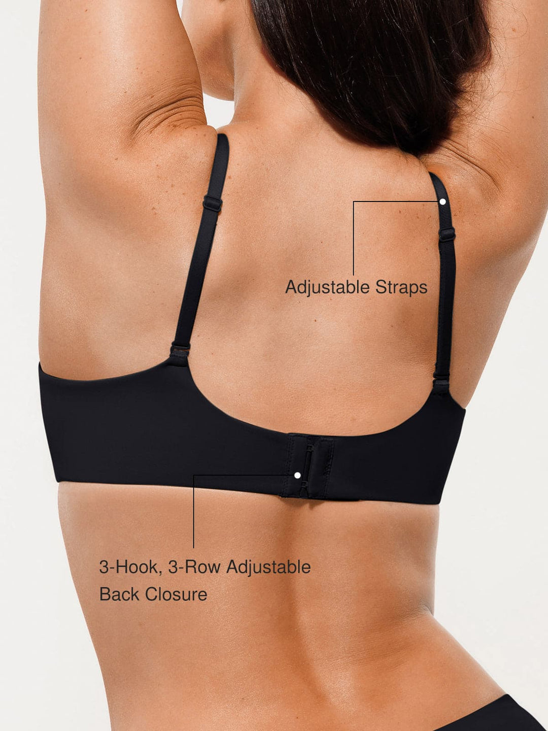 Popilush® Seamless Lightweight T-Shirt Bra