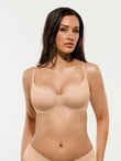 Popilush® Skin / 34C Seamless Lightweight T-Shirt Bra