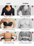 Popilush® Seamless Non-Slip Push-Up Shaping Strapless Bra