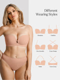 Popilush® Seamless Non-Slip Push-Up Shaping Strapless Bra