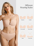 Popilush® Seamless Non-Slip Push-Up Shaping Strapless Bra