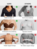 Popilush® Seamless Non-Slip Push-Up Shaping Strapless Bra