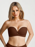 Popilush® Seamless Non-Slip Push-Up Shaping Strapless Bra