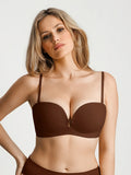 Popilush® Seamless Non-Slip Push-Up Shaping Strapless Bra