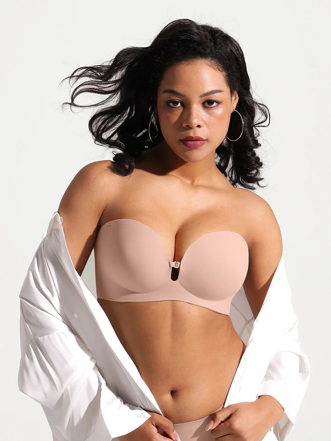Popilush® Seamless Non-Slip Shaping Strapless Bra