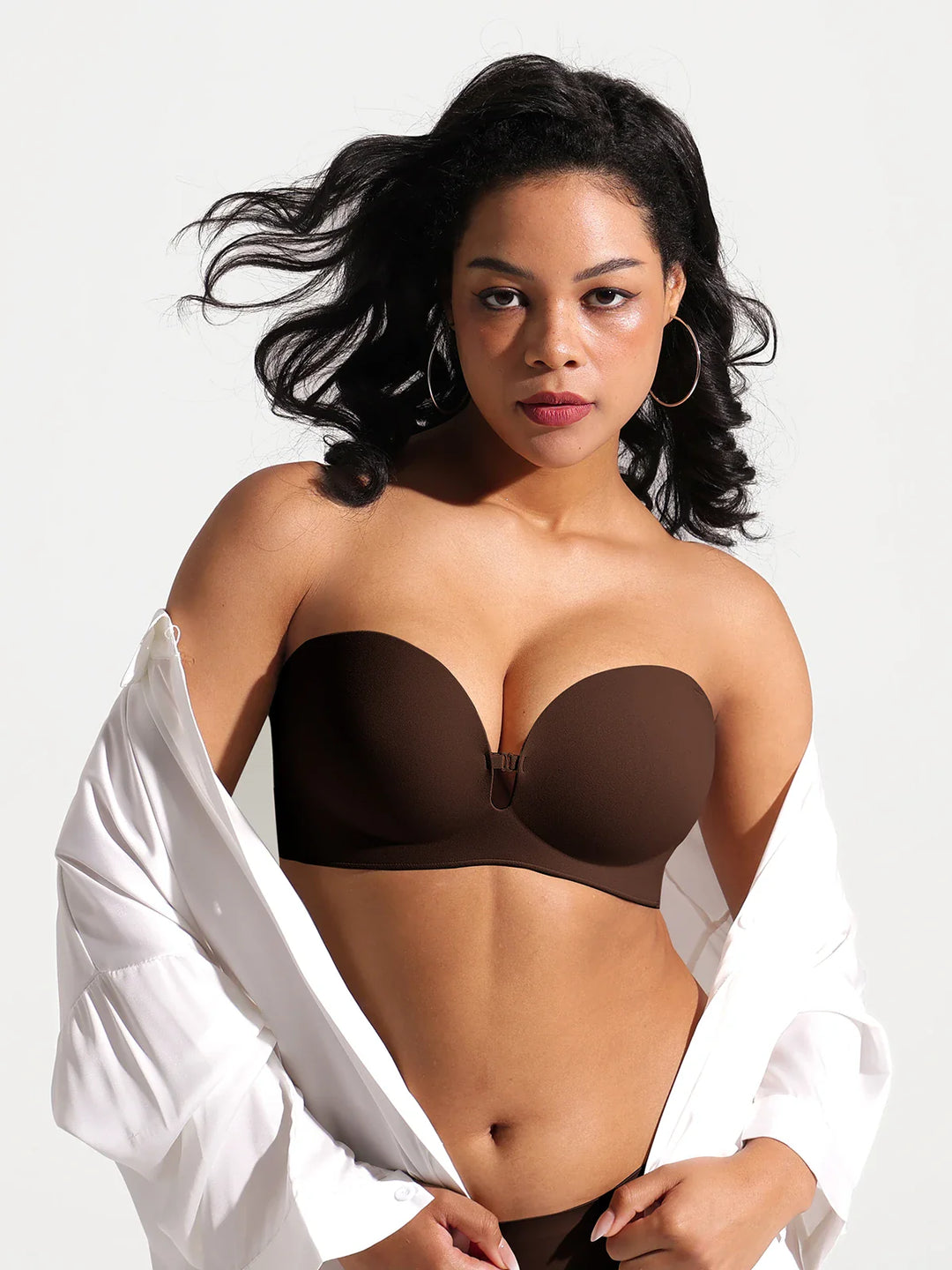 Popilush® Seamless Non-Slip Shaping Strapless Bra