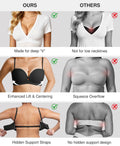 Popilush® Seamless Non-Slip Shaping Strapless Bra