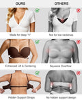 Popilush® Seamless Non-Slip Shaping Strapless Bra