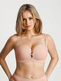 Popilush® Nude Pink / XS Seamless Non-Slip Shaping Strapless Bra
