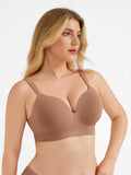 Popilush® Seamless Push-Up Wireless Full Coverage Bra