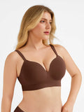 Popilush® Seamless Push-Up Wireless Full Coverage Bra