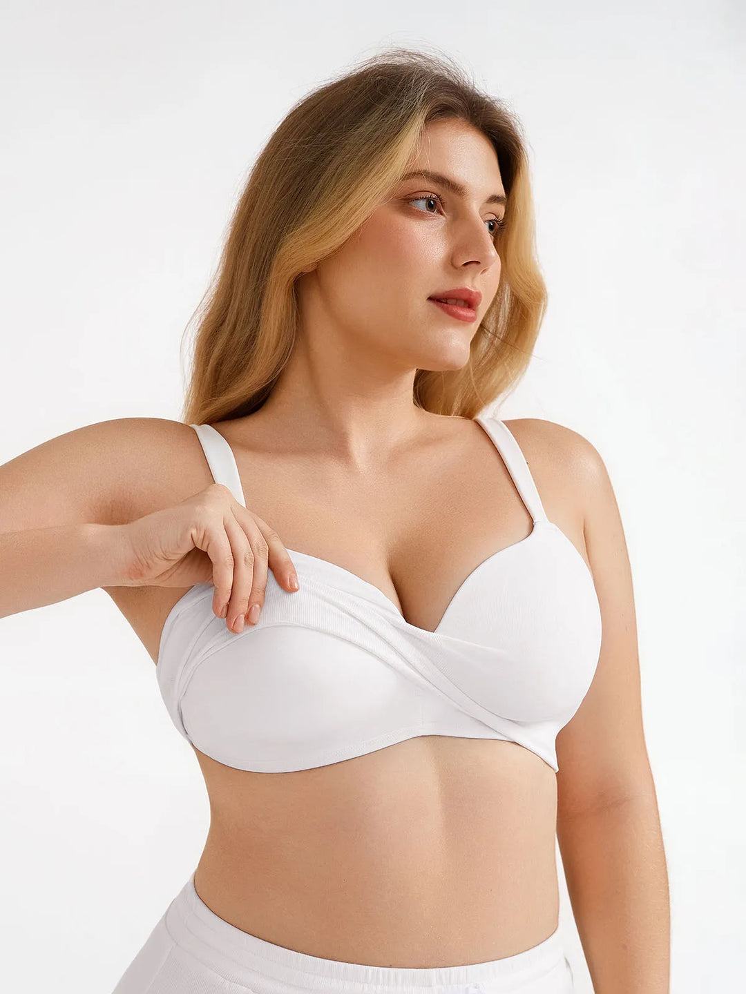 Popilush® Seamless Push-Up Wireless Full Coverage Bra