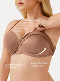 Popilush® Seamless Push-Up Wireless Full Coverage Bra