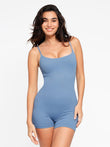 Seamless rib strappy romper, a flattering style from Popilush®.