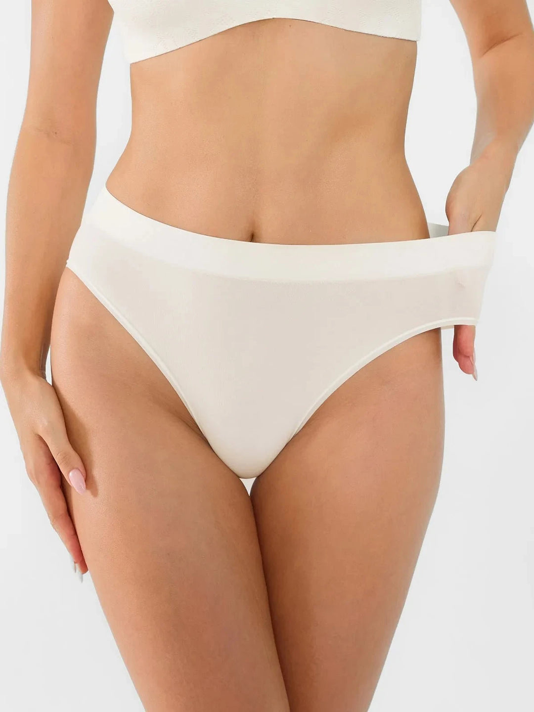 Popilush® Seamless Ribbed-Waist Brief
