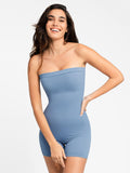 Popilush® Yoga Gym One Piece Workout Shorts Jumpsuit Summer Outfits Seamless Shapewear Bandeau Romper