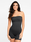 Popilush? Black / XS One Piece Shapewear Bandeau Romper
