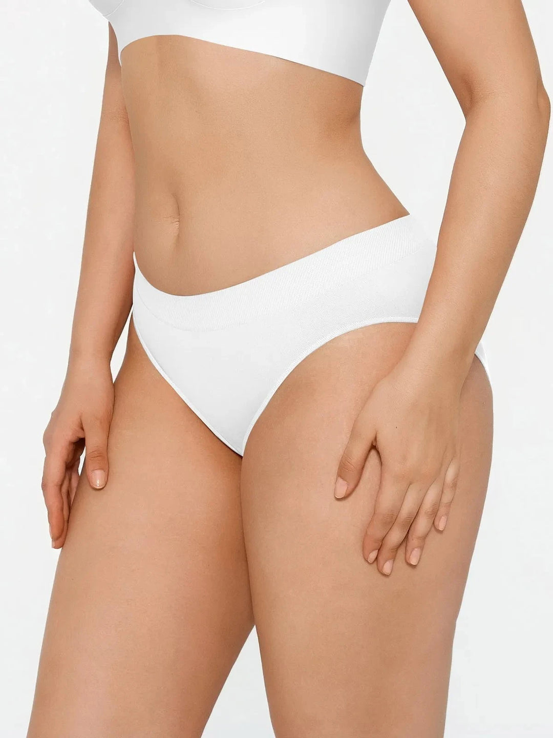 Popilush® Seamless Solid Mid-Rise Brief