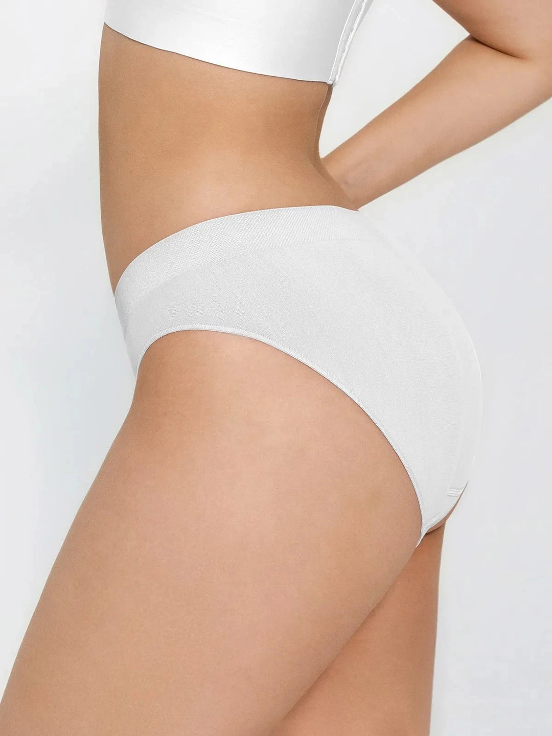 Popilush® Seamless Solid Mid-Rise Brief