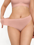 Popilush® Seamless Solid Mid-Rise Thong Brief
