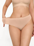 Popilush® Seamless Solid Mid-Rise Thong Brief