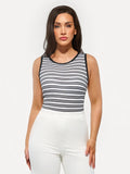 Popilush® Seamless Striped Shapewear Tank