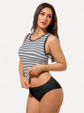 Popilush® Seamless Striped Shapewear Tank