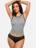 Popilush® Seamless Striped Shapewear Tank