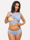 Popilush® Seamless Striped Shapewear Tank