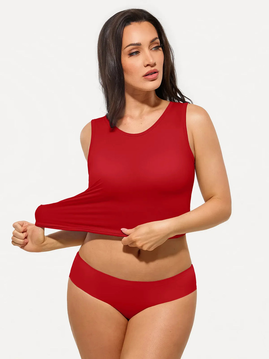 Popilush® Seamless Striped Shapewear Tank